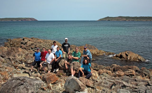 Soft Matter group and friends: Beaches path, East Coast Trail Research group photos 2006