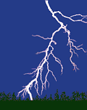 Lightning is electricity (photo of lightning from the
Global Hydrology and Climate Center Lightning Team at nasa.gov) Lightning is electricity
