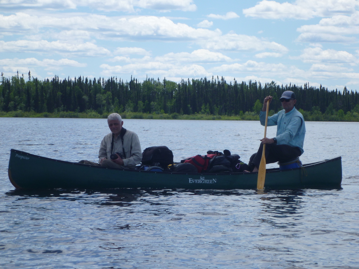  A relaxed pace of paddling