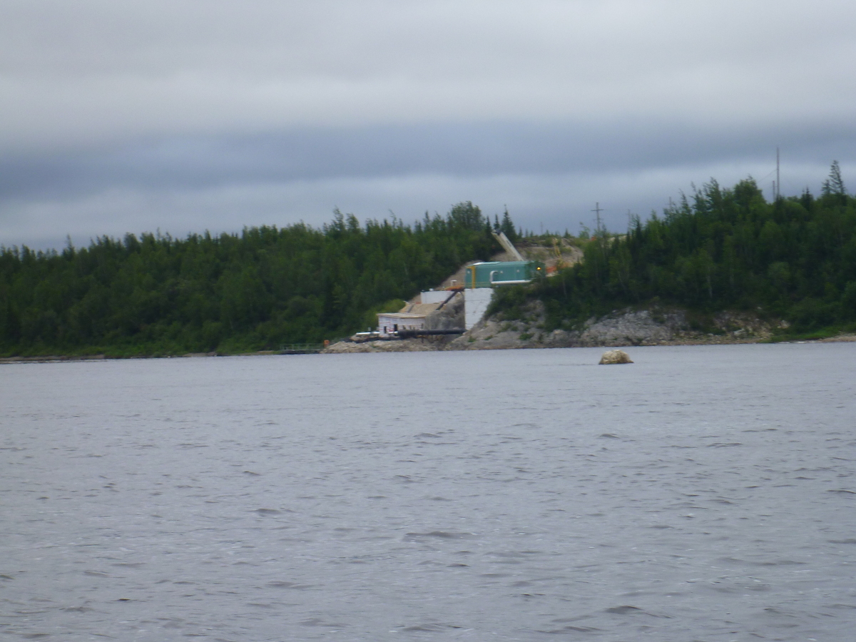  The water intake for the DeBoers diamond mine: